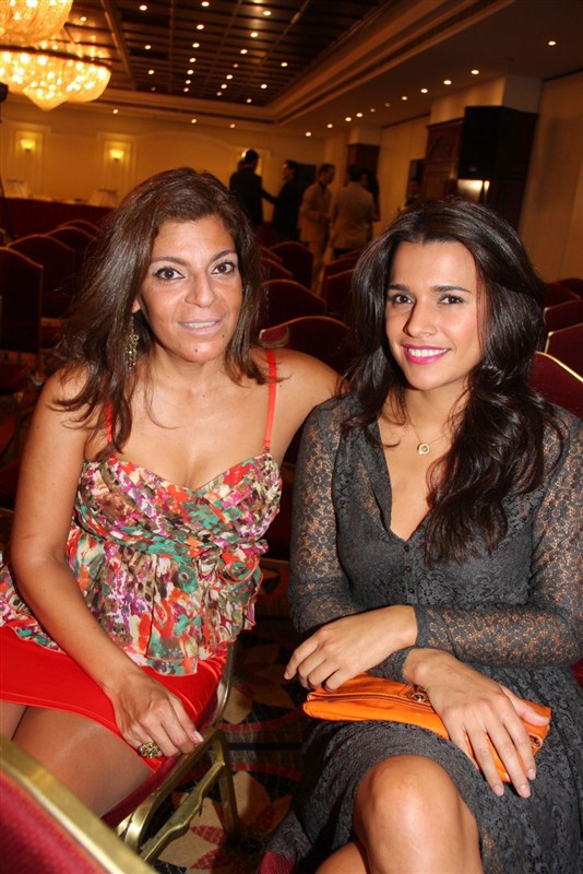 Press conference of Mr Arab world 2012